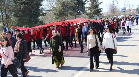 12 Mart İstiklal Marşı´nın Kabulü ,Mehmet Akif ERSOY´u Anma Programı ve Zeytin Dalı Harekatına Destek Yürüyüşü.