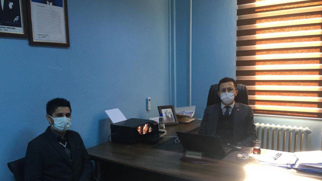 Şube Müdürü Mehmet Ali KELEŞ ve Anadolu İmam Hatip Lisesi Okul Müdür Vekili Osman PÜSGÜL Aralık Ayı YÖGEP toplantısını gerçekleştirdi. 