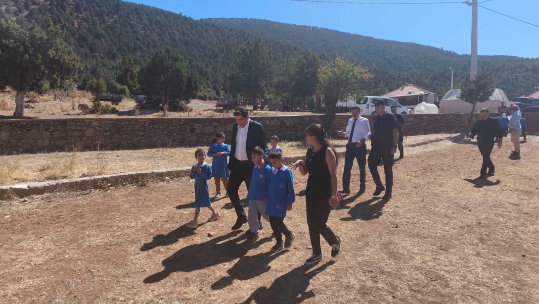 KAYMAKAMIMIZ SAYIN BİLAK ÇELİK'İN YUKARI BELTARLA KÖYÜ İLKOKULU ZİYARETİ